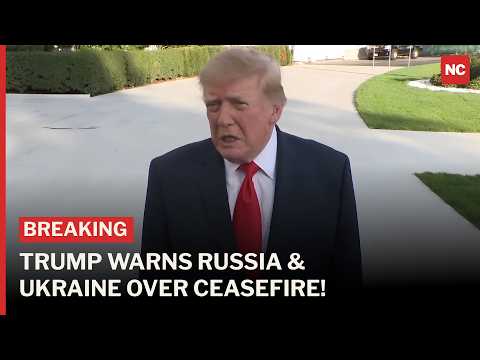 Trump Says Russia & Ukraine Are Both Violating the Ceasefire | Latest Ukraine War News | AC1Z