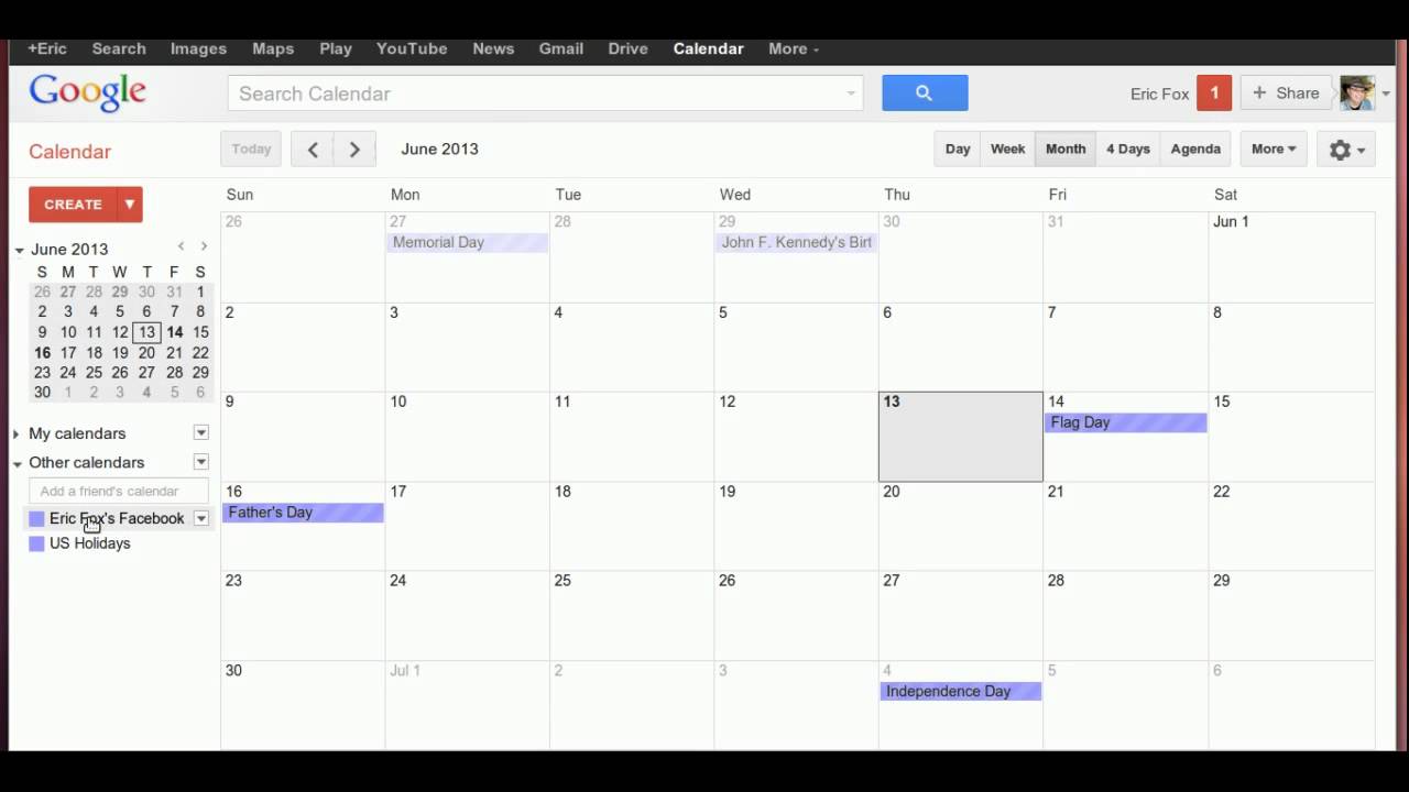 Adding Facebook Events to your Google Calendar Automatically YouTube