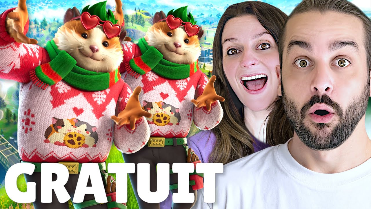 CADEAU avec le SKIN GRATUIT sur FORTNITE !