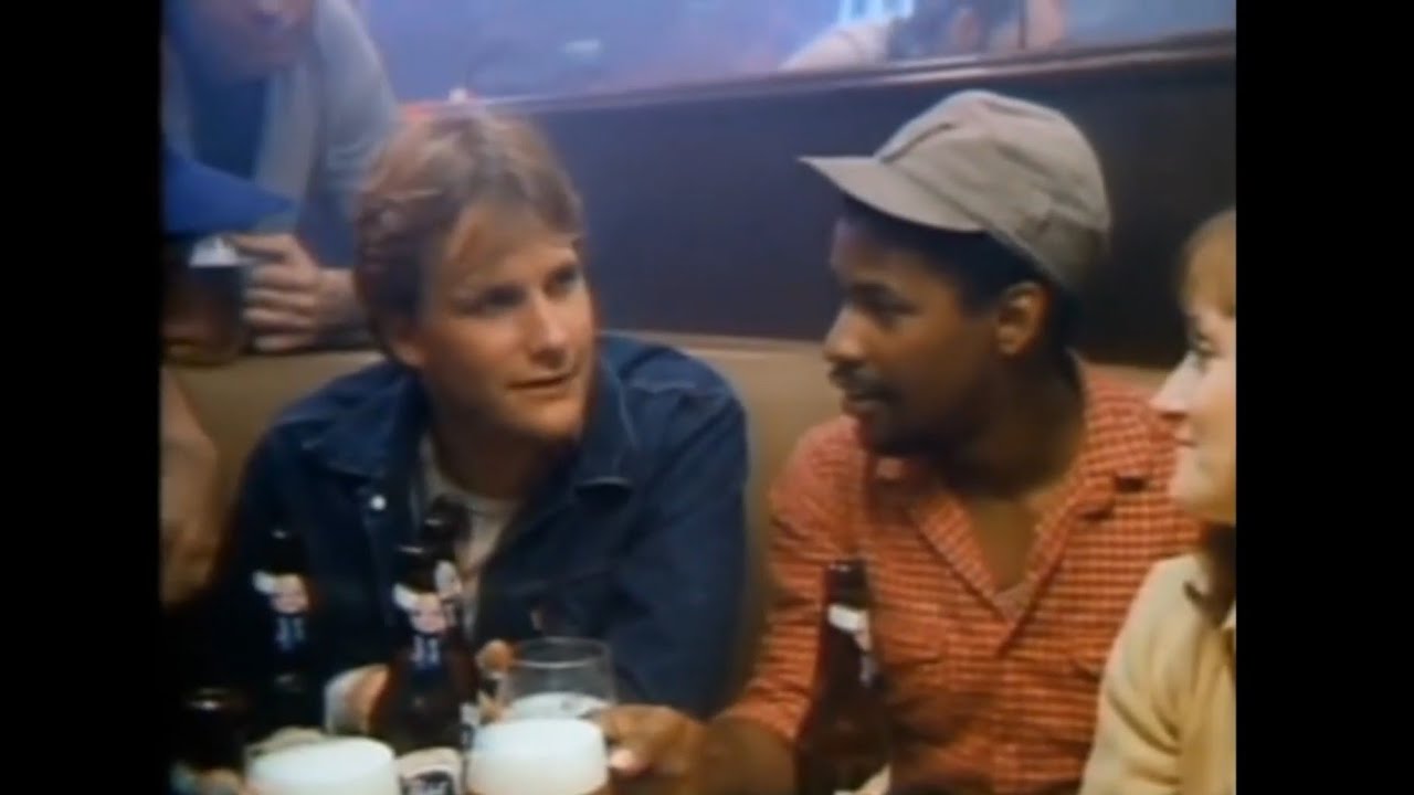 Jeff Daniels & Denzel Washington Pabst Beer Commercial (1980)