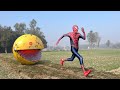 Spiderman vs pacman in real life