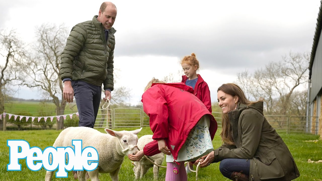 Kate Middleton and Prince William Meet Sheep During Surprise AwayDay