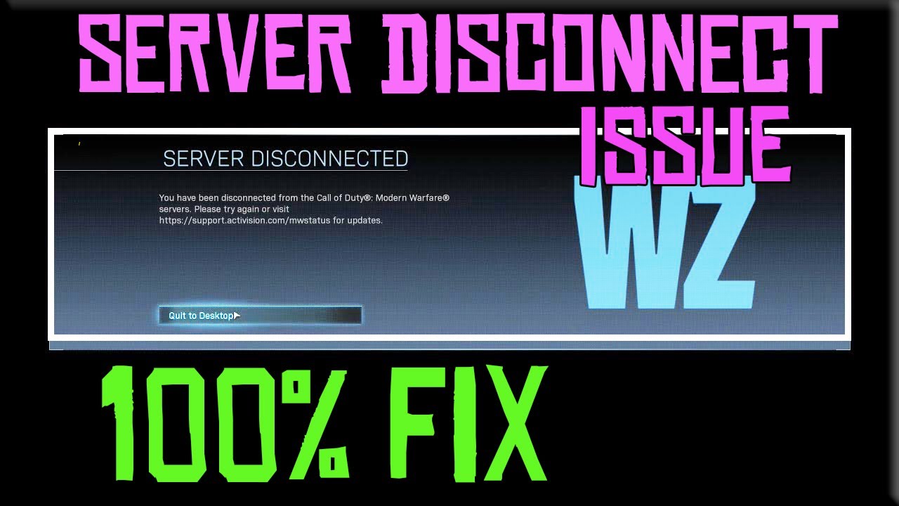 Fixed server issues. Server disconnected. disconnect server. warzone 2 server disconnected. you have been disconnected from the server beam mp.