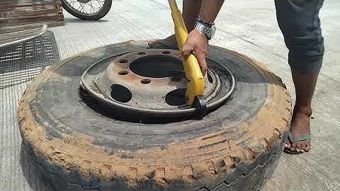 How to remove tire rim lock! EASY PEASY!
