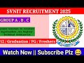 SVNIT Junior &amp; Senior Assistant | Assistant Registrar Recruitment 2025 – Apply Online #jsaJobs 