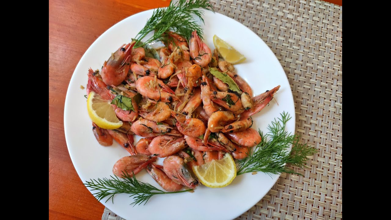 Готовим варено мороженые креветки! Самые вкусные и универсальные ...
