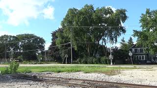 Amtrak #8 OS Pewaukee, WI on 8-23-26  w/335 - 139  2:22 late.