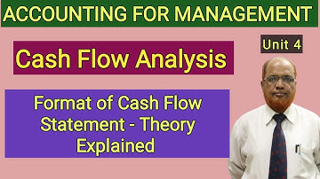 Accounting for Management I Cash Flow Statement Analysis I Theory I Part 3 I Hasham Ali Khan I