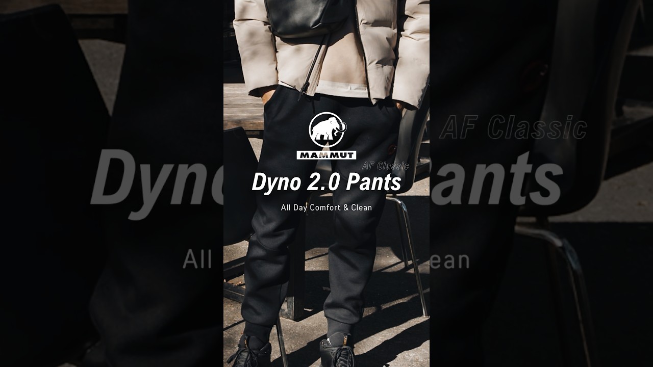 Stylish Sweatpants] MAMMUT Dyno 2.0 Pants AF Classic: A review of