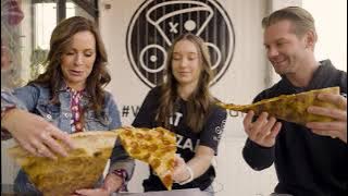 Laura Moye and Rose Moye take American Dream Television to visit Piezza in South Slope.