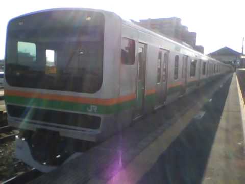 宇都宮線　Ｅ２３１系　新白岡駅発車⑥