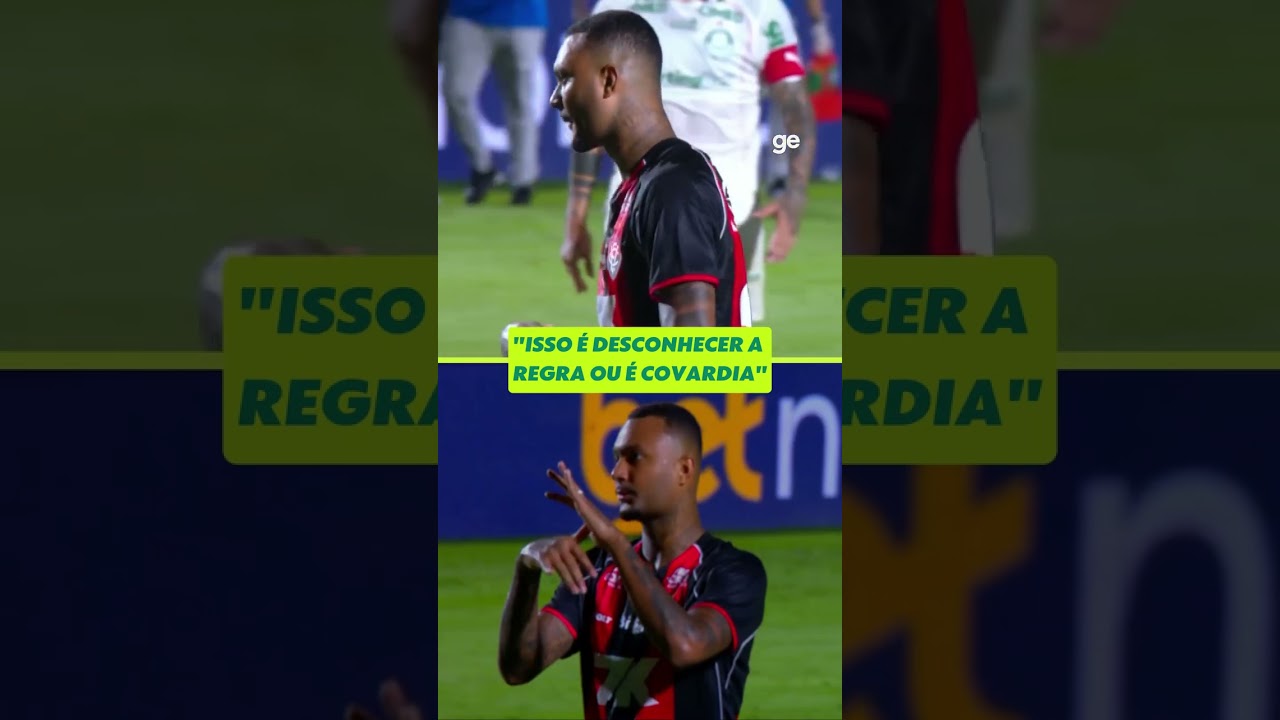 SELEÇÃO DEBATE GESTO E EXPULSÃO DE LUAN CÂNDIDO, DO VITÓRIA | #shorts | sportv