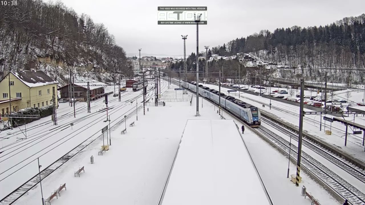 Hlášení a vlak Ústí nad Orlicí - R 870 + Zpoždění, 11.1.2026 [HaVIS 3]