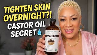 Castor Oil for Skin Tightening After 60 💧 | Firm Neck, Jawline & Under Eyes Naturally!