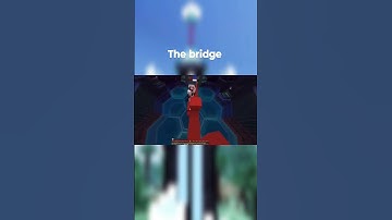 the bridge #minecraft #tutorial #minecraftpe #mcpe #minecraftbedrock #skywars #minecraftbuilding
