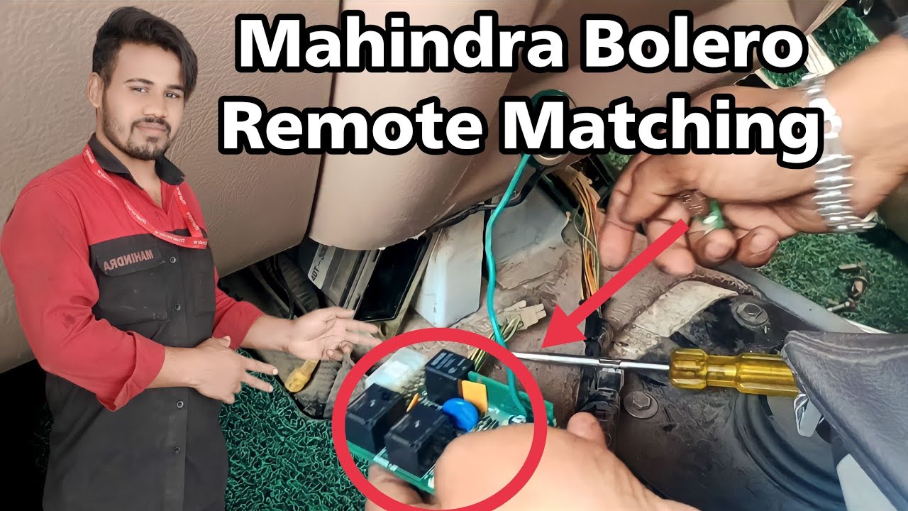 Mahindra Bolero Remote Matching |  Remote Not working 4Wheel ELT