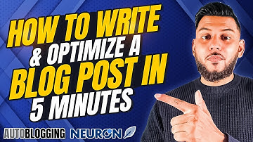 Neuronwriter & Autoblogging AI: Write & Optimize A 2k Blog Post in 5 Mins