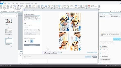 Using AI Assistant to Generate Images in Articulate Storyline 360
