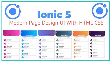 Ionic 5 Angular 12 : Modern UI List Page With ion-segment #2