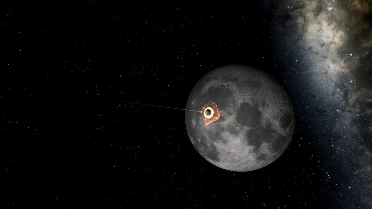 Universe Sandbox 2 - 100 Kilometer Wide Asteroid Crashes into Moon ...
