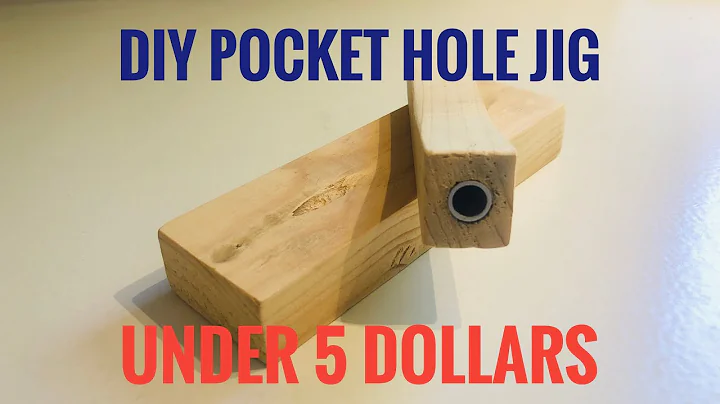How to make a Pocket Hole Jig Under 5 Dollar DIY
