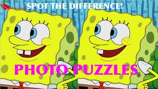 PHOTO PUZZLES 😘 SPOT THE DIFFERENCE 😍 SPONGEBOB SQUAREPANTS