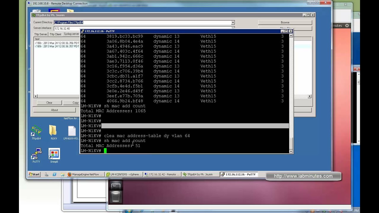 LabMinutes# RS0029 - Cisco Nexus 1000V ACL and Port Security