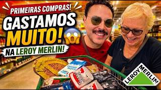 👉 😱 COMEÇAMOS A MONTAR O APÊ… e olha TUDO que já levamos da Leroy Merlin!