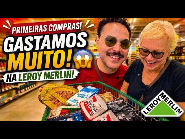 👉 😱 GASTAMOS MUITO nas primeiras compras do apê!