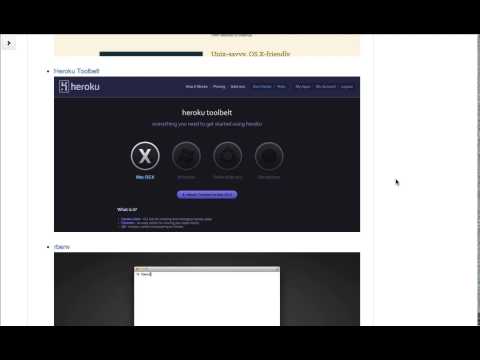 Neil - Setting up a development environment on OS X