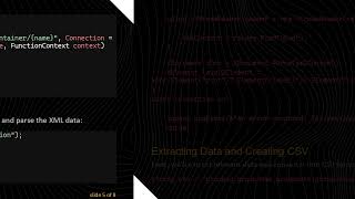 Converting XML Files from Azure Data Lake to CSV Using C#  Azure Functions