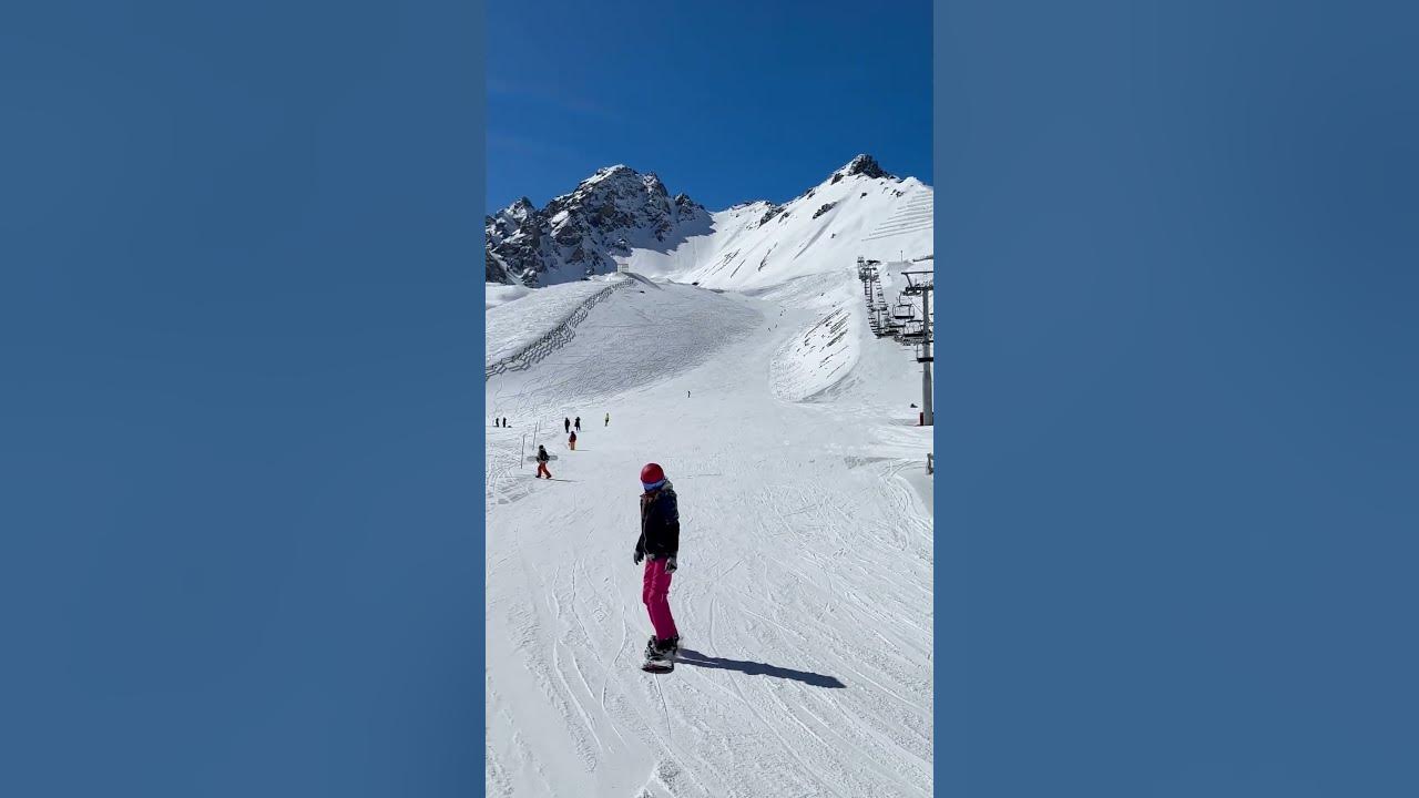Ski resort Shymbulak. Kazakhstan. Almaty. Горнолыжный курорт Шымбулак ...