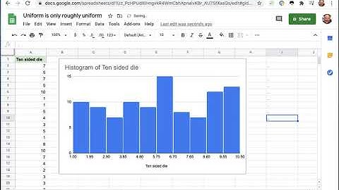 Stats 3.41 What does a "roughly uniform" shape for a histogram mean?