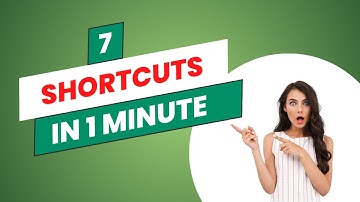 Excel Basic Shortcut | Excel Short Keys | Keyboard Commands