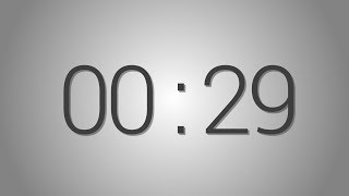 29 Seconds countdown Timer - Beep at the end | Simple Timer (twenty-nine sec)