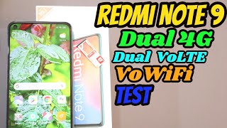 [Hindi]Redmi Note 9 Dual 4G VOLTE Test|| VoWiFi Test With Airtel &amp; Jio Sim