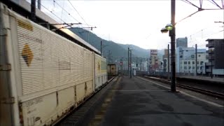 JR貨物 EF210-146号機[吹](代走)+コキ26B　貨物列車1050レ【元SANYO積載♪】　2015.3.2