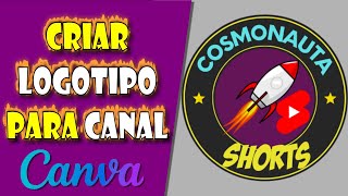 How to CREATE a YouTube CHANNEL LOGO in CANVA