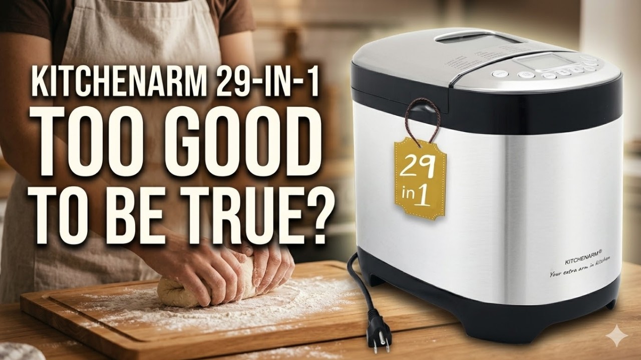 KitchenArm Bread Machine Review: 29-in-1 Smart Baker – Worth It or