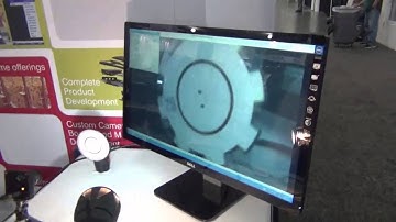 e-con Systems DESIGN West 2013 Demo - Capturing Data Matrix Barcode on a Fast running Fan