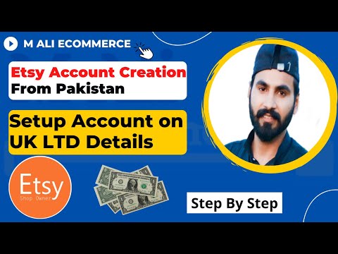 Etsy Account Creation | Etsy Account in Pakistan | Etsy UK Account on LTD | Etsy Course Free in Urdu
