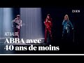 Les premires images du concert dabba avec des hologrammes rajeunis