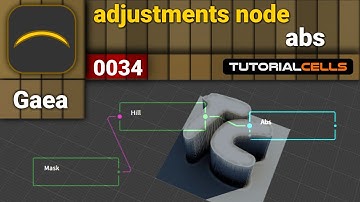 0034. adjustment node ( abs node ) in Gaea