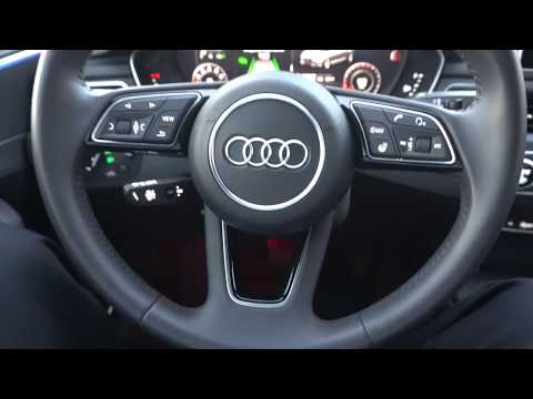 2017 Audi A4 Traffic Jam Assist \ Congestion Assist  Demo & Review (Driver Assistance Package)