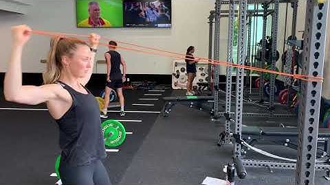 Banded Face Pull + External Rotation