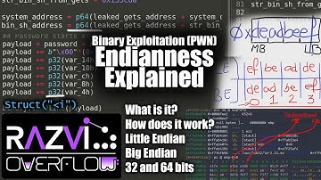 Endianness Explained. Little-Endian and Big-Endian for 32 and 64 bits - Binary Exploitation PWN101