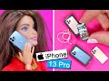 МИНИ iPhone 13 Pro для КУКОЛ! Айфон своими руками из полимерной глины! Анна Оськина