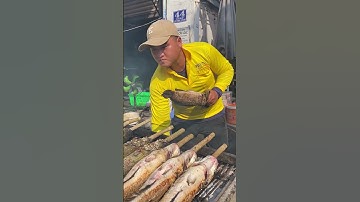 CÁ LÓC NƯỚNG VÍA THẦN TÀI  #saigondethuong #calocnuong #viathantai  #food