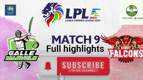 LPL2024 Match 9 full highlights / Galle Marvels vs Kandy Falcons #lpl #lpl2024 #cricket #highlights