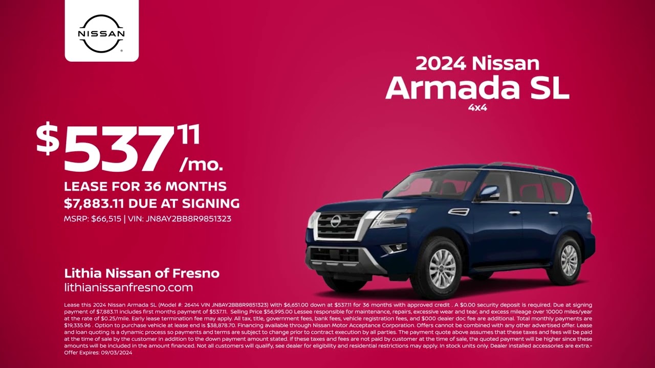 Nissan Armada 09/02/2024 4262316